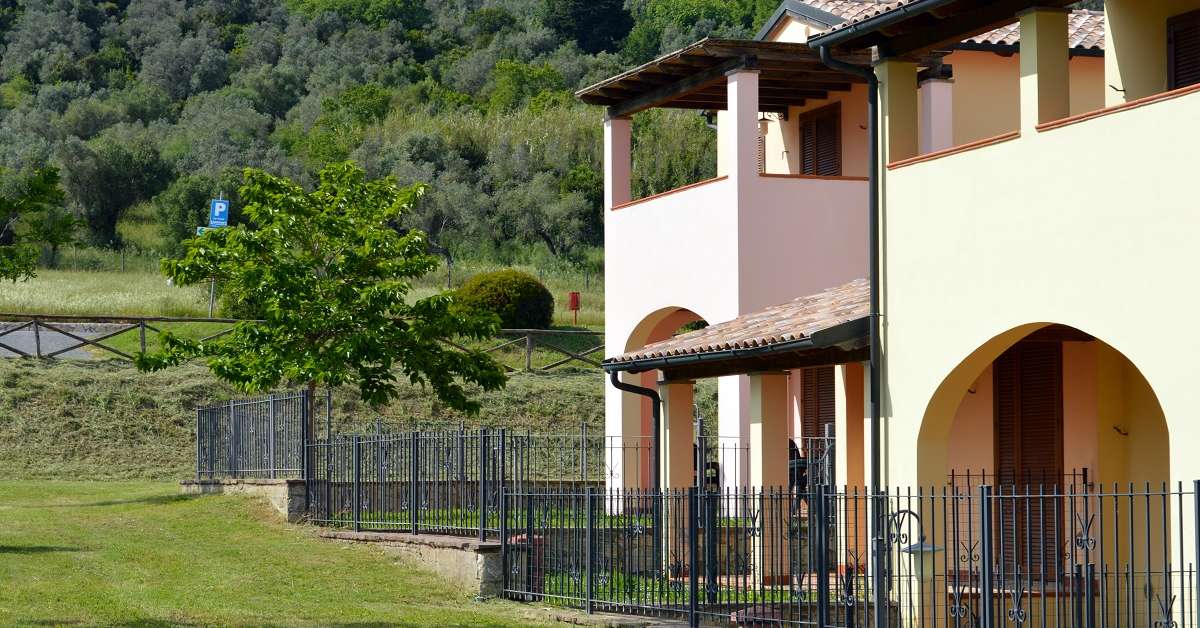 Een foto van de buitenkant van Appartementen Le Corti di Montepitti