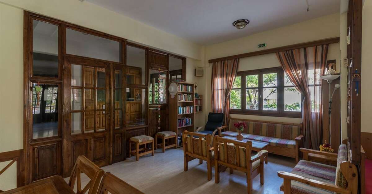 Een foto van het interieur van Eva Marina