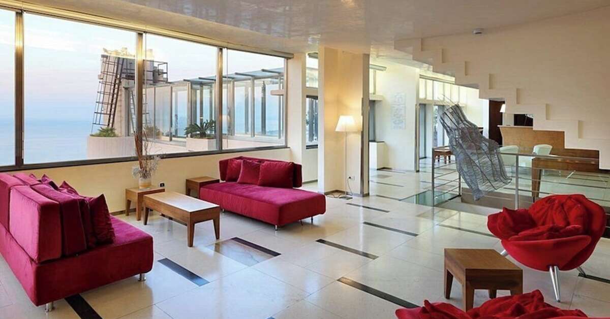 Een foto van het interieur van Eurostars Monte Tauro