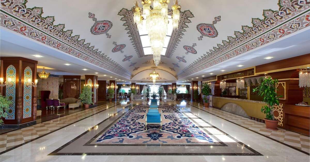 Een foto van het interieur van Adalya Bliss Hotel Adults Only