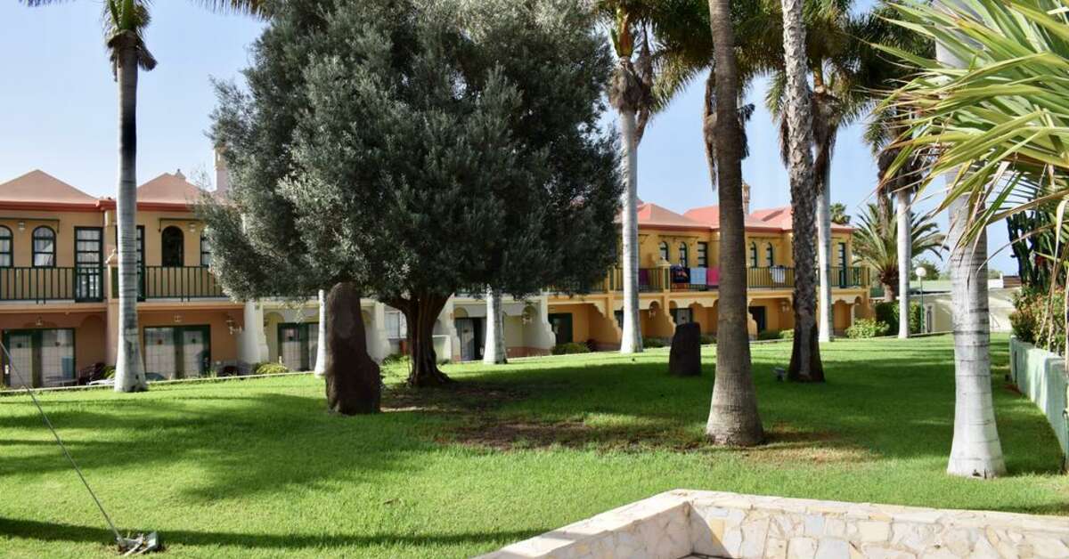 Ein Foto von der Terrasse im EO Maspalomas Resort