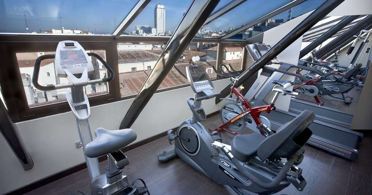 Een foto van de faciliteiten bij Hotel Ópera