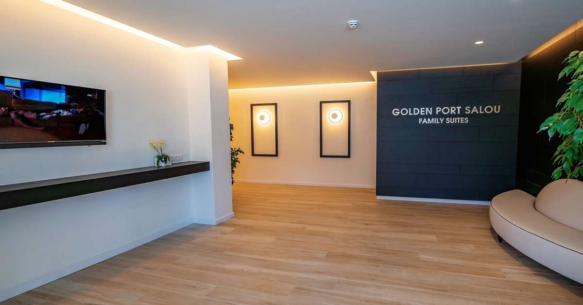 Een foto van het interieur van Golden Port Salou & Spa