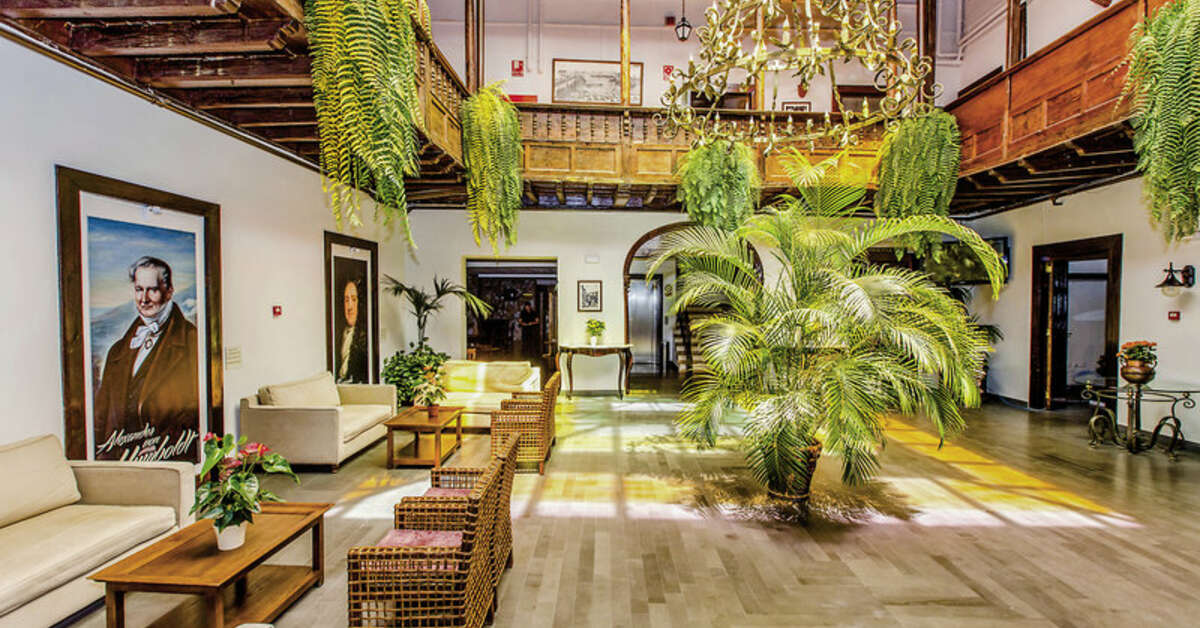 Een foto van het interieur van Hotel Marquesa