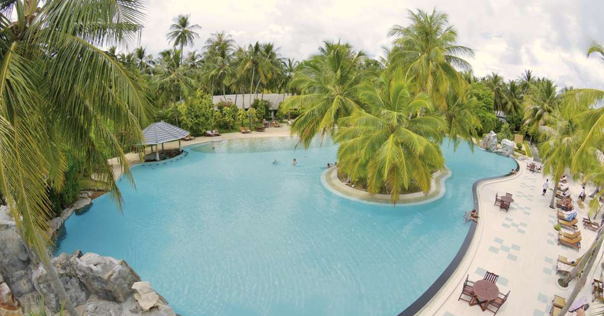 Een foto van het zwembad bij Villa Park Sun Island
