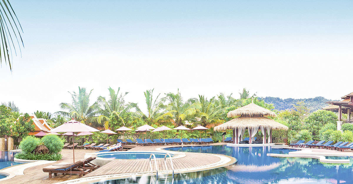 Een foto van het zwembad bij Khao Lak Laguna Resort