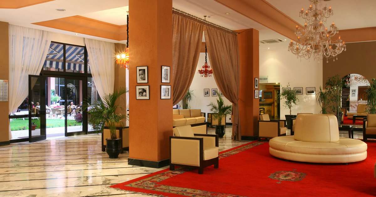 Een foto van het interieur van Hotel Meryem