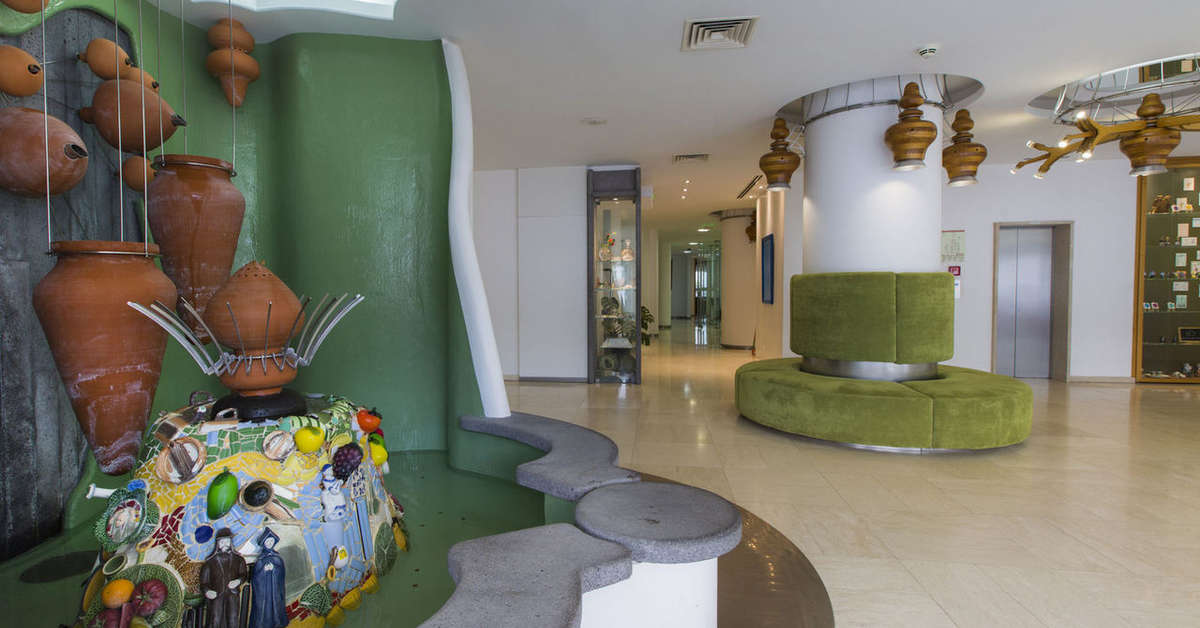 Een foto van het interieur van Hotel Ponta Delgada