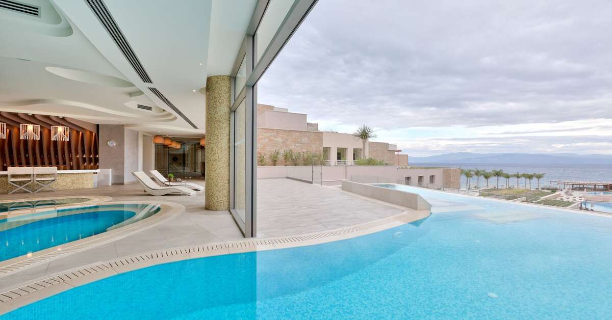 Een foto van het zwembad bij Miraggio Thermal Spa Resort