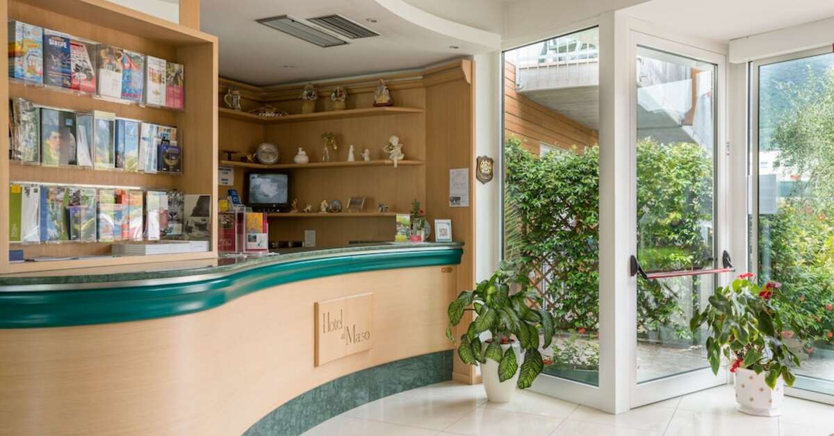 Een foto van het interieur van Albergo Al Maso