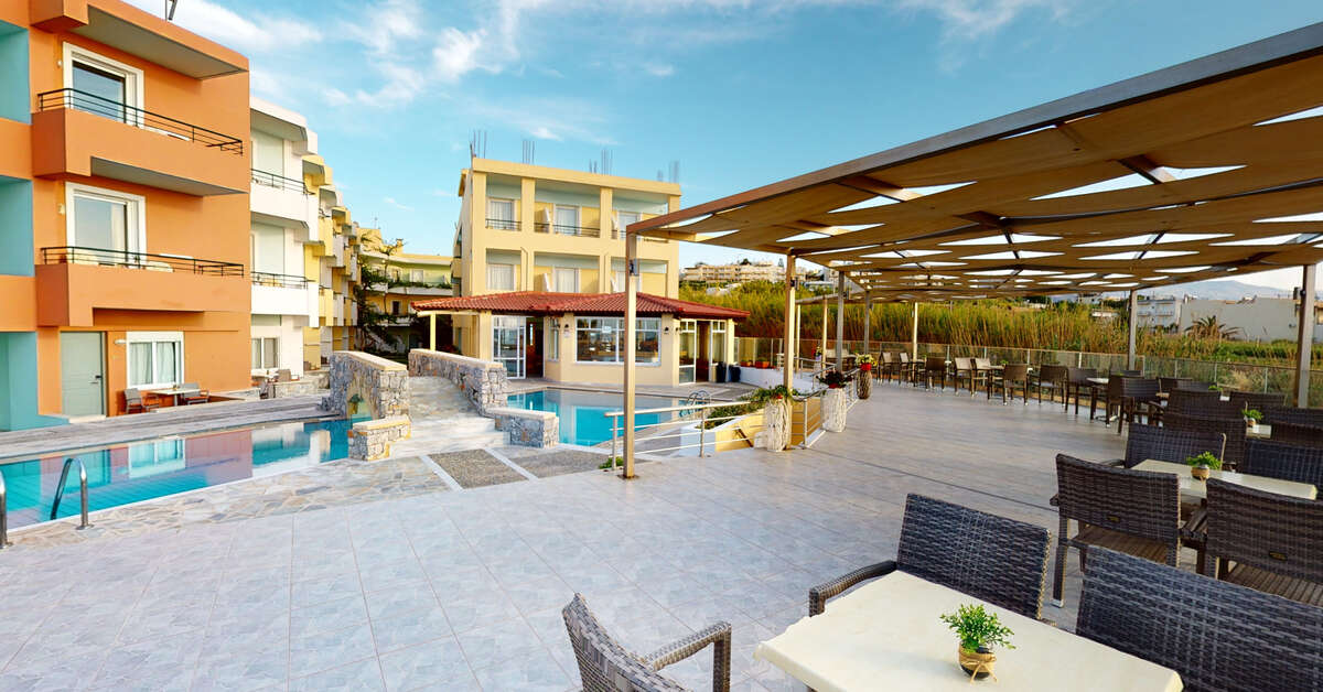 Ein Foto von den Einrichtungen im Dedalos Beach Hotel