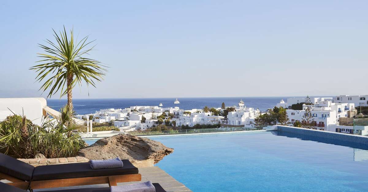 Ein Foto Mr & Mrs White Mykonos