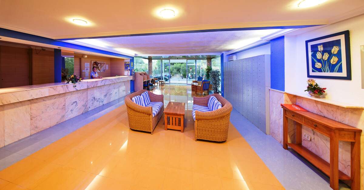 Een foto van het interieur van Aparthotel Vibra Monterrey