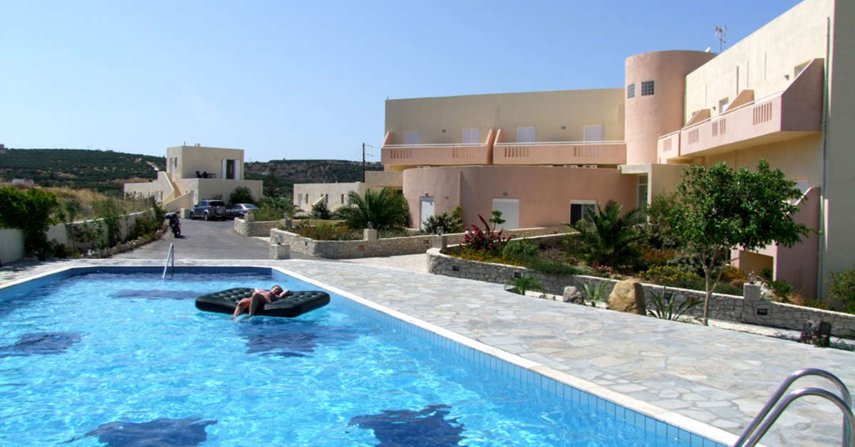 Ein Foto vom Pool im Hotel Sea Breeze