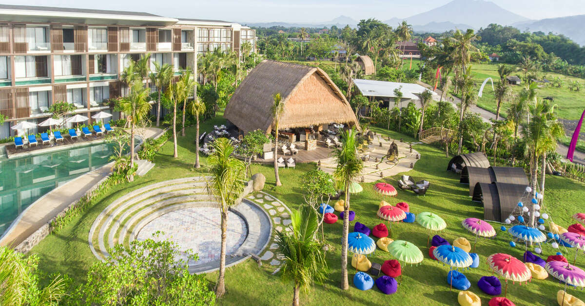 Een foto van de faciliteiten bij Wyndham Tamansari Jivva Resort