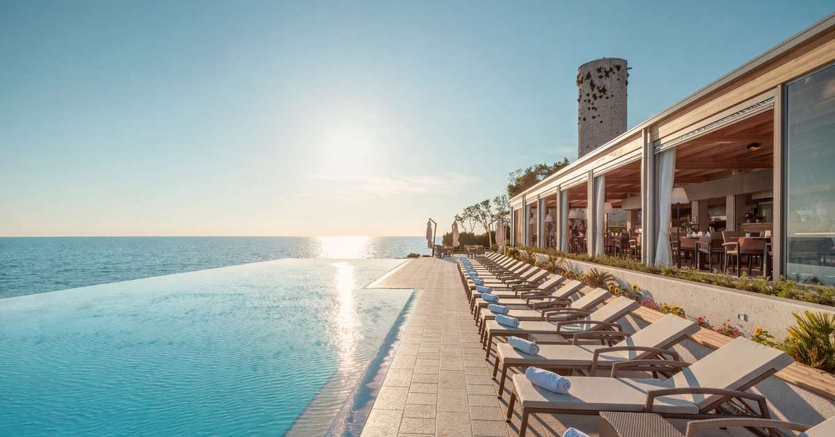 Ein Foto von einer Übersicht des Valamar Collection Isabella Island Villas