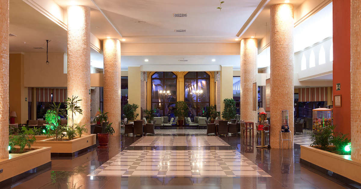 Een foto van het interieur van Playacanela Hotel