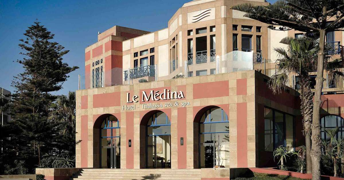 Een foto van de buitenkant van Le Medina Essaouira Thalassa Sea & Spa - MGallery Collection