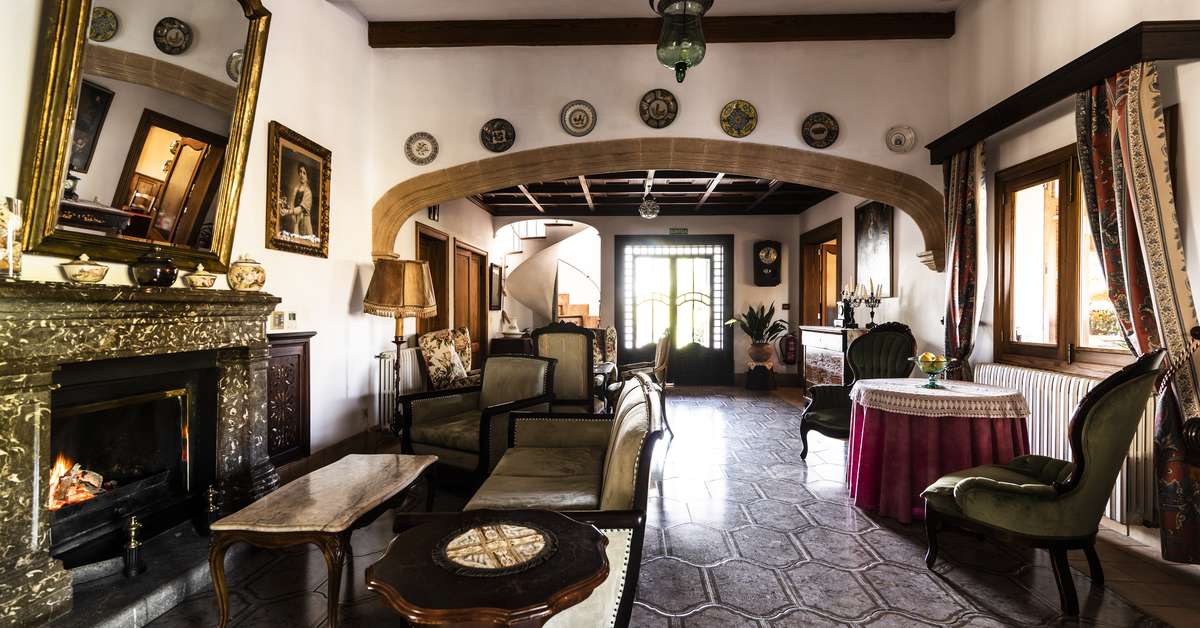 Een foto van het interieur van Aumallia Hotel & Spa