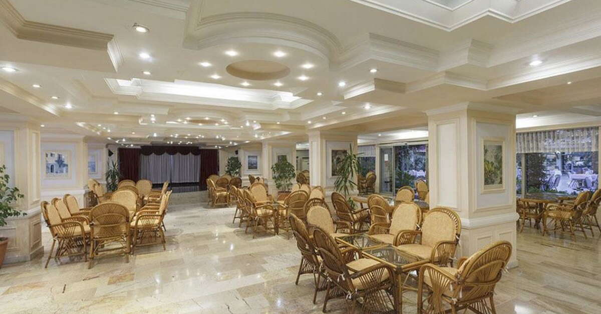 Een foto van het interieur van Bieno Venus Hotel