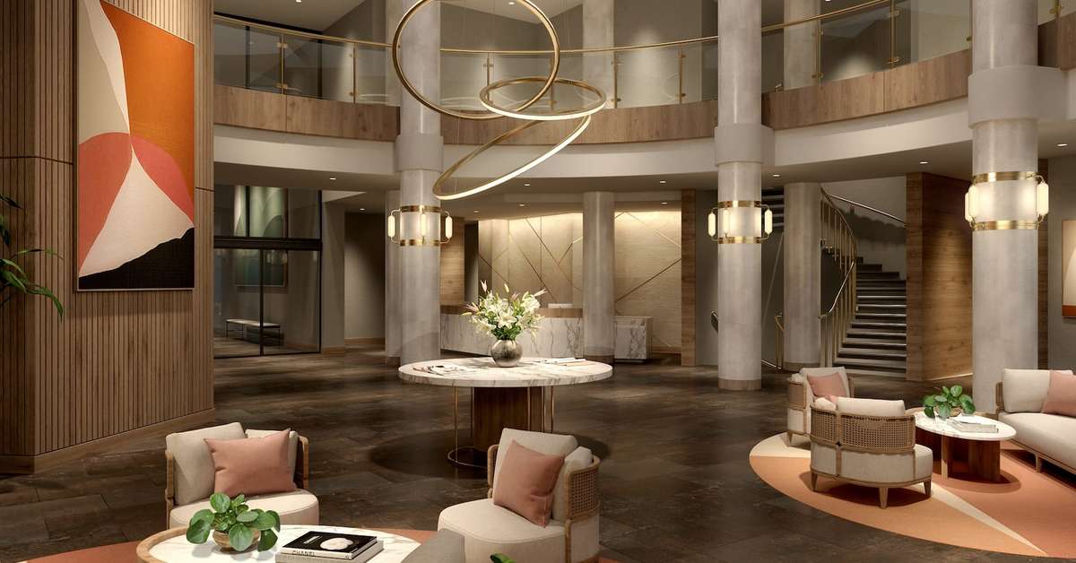 Een foto van het interieur van Wyndham Grand Algarve