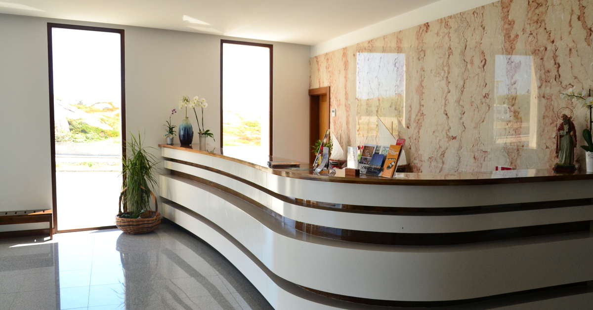 Een foto van het interieur van Hotel Santo Andre