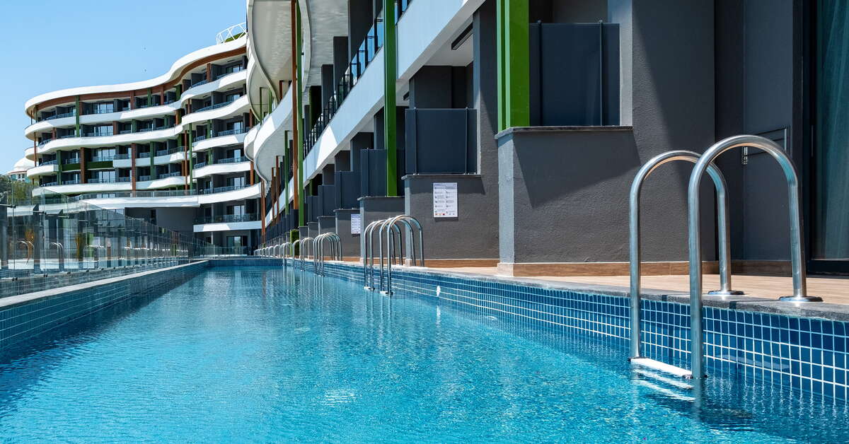Een foto van het zwembad bij Mylome Luxury Hotel & Resort