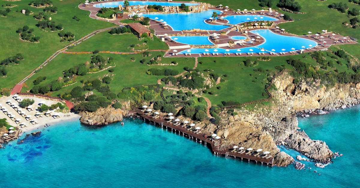 Een foto van een overzicht van Colonna Resort