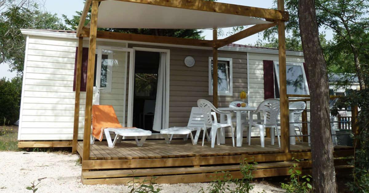 Een foto van de buitenkant van Camping Mas des Lavandes
