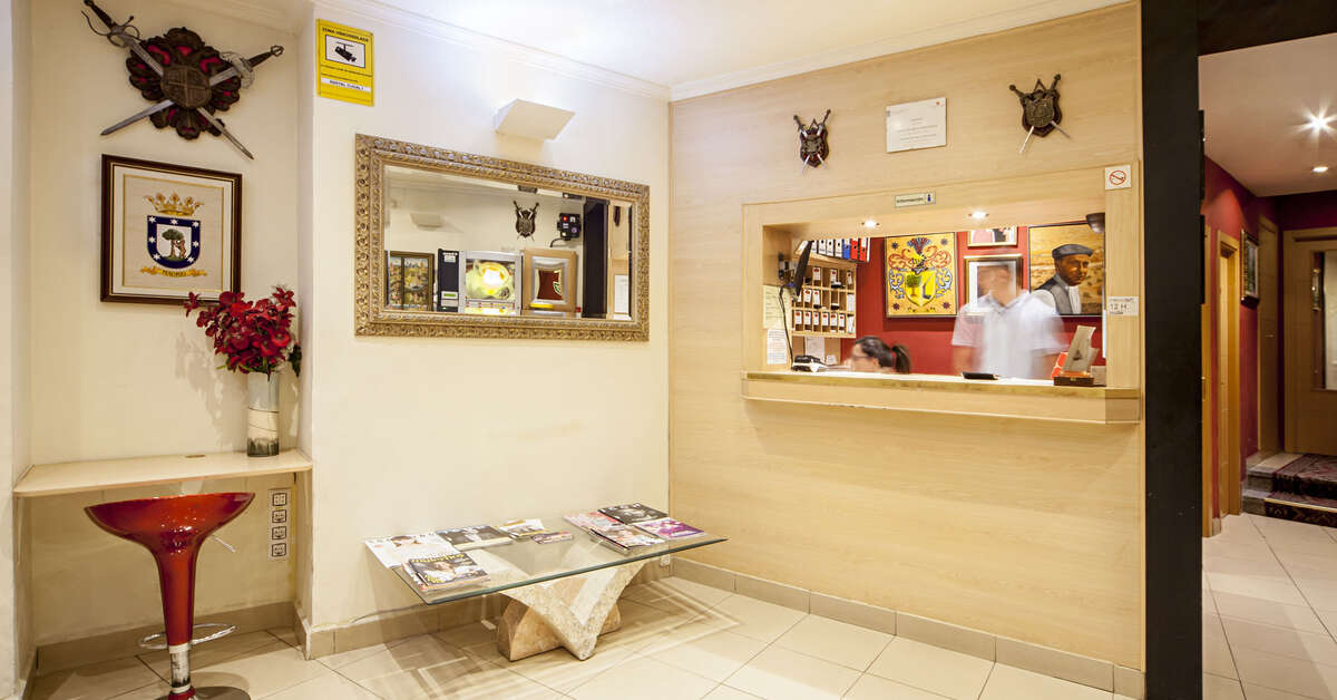 Een foto van het interieur van Inter Plaza Mayor