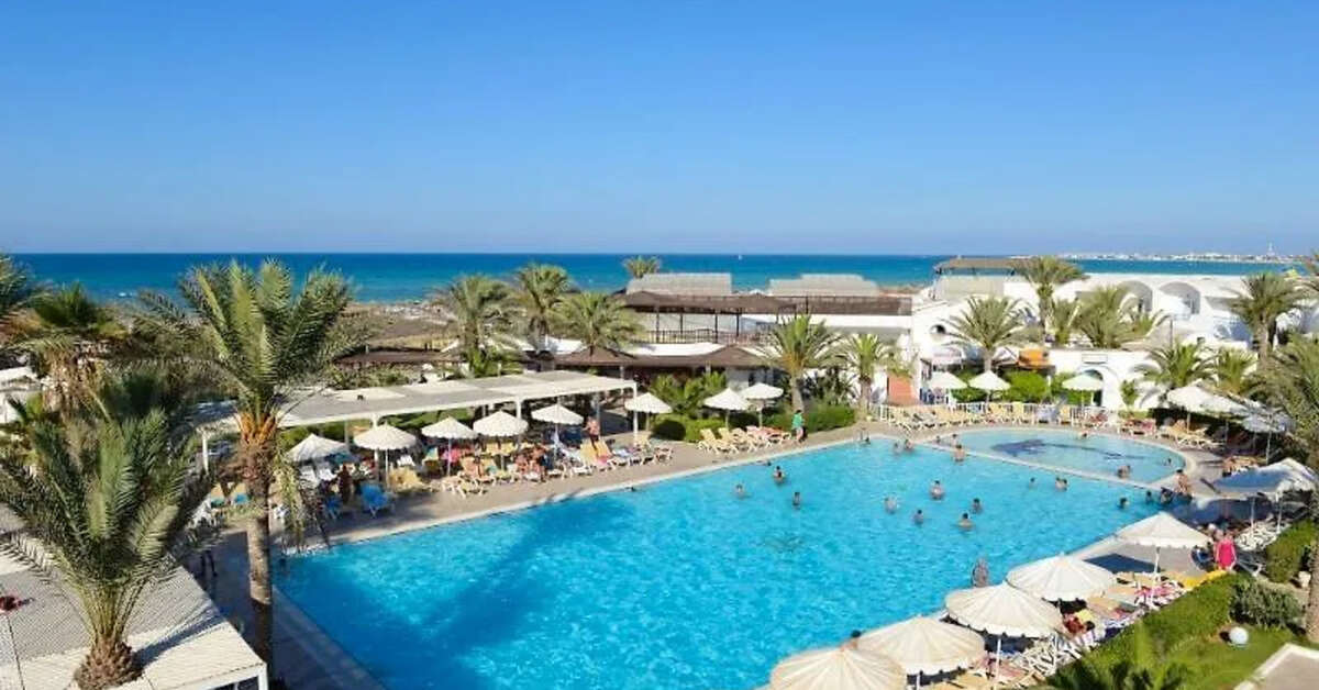 Een foto van het zwembad bij Hotel Club Meninx