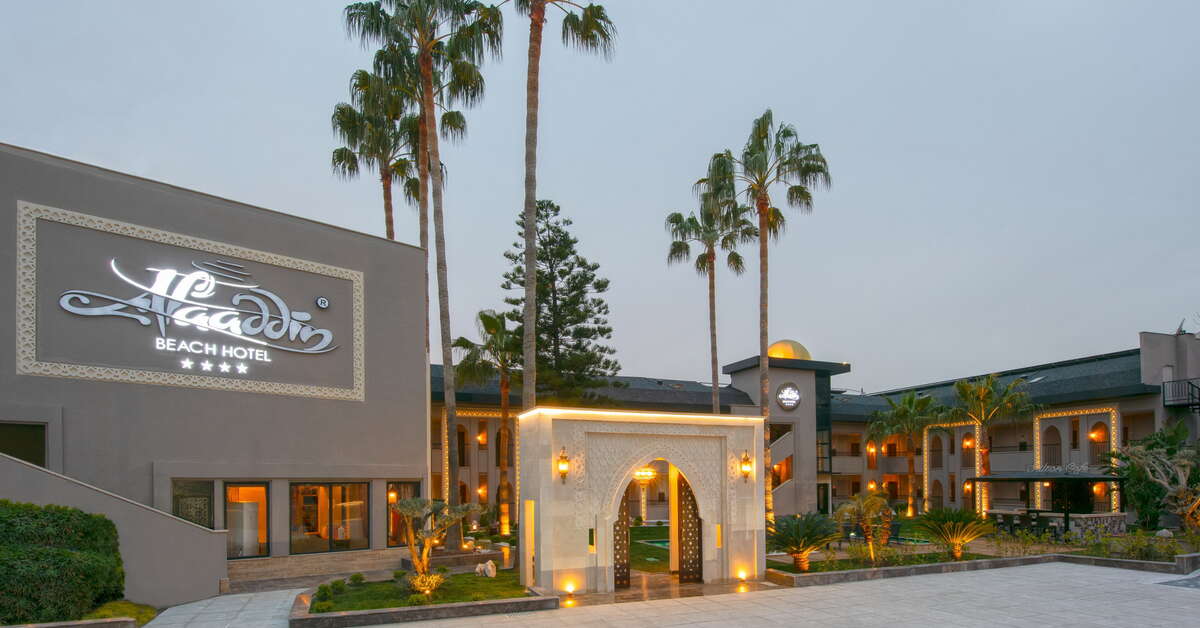 Een foto van de buitenkant van Alaaddin Beach Hotel