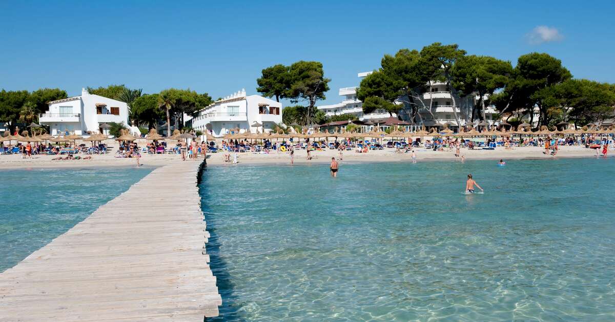 Een foto van het strand bij Grupotel Los Principes & Spa