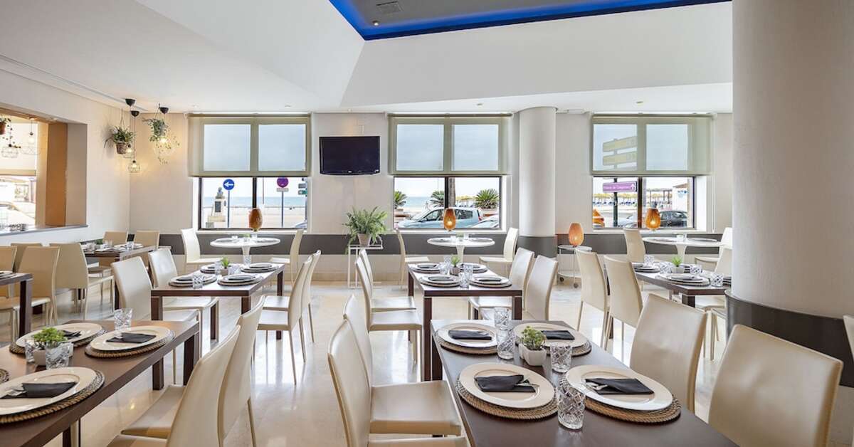 Een foto van de faciliteiten bij Hotel Cadiz Paseo del Mar
