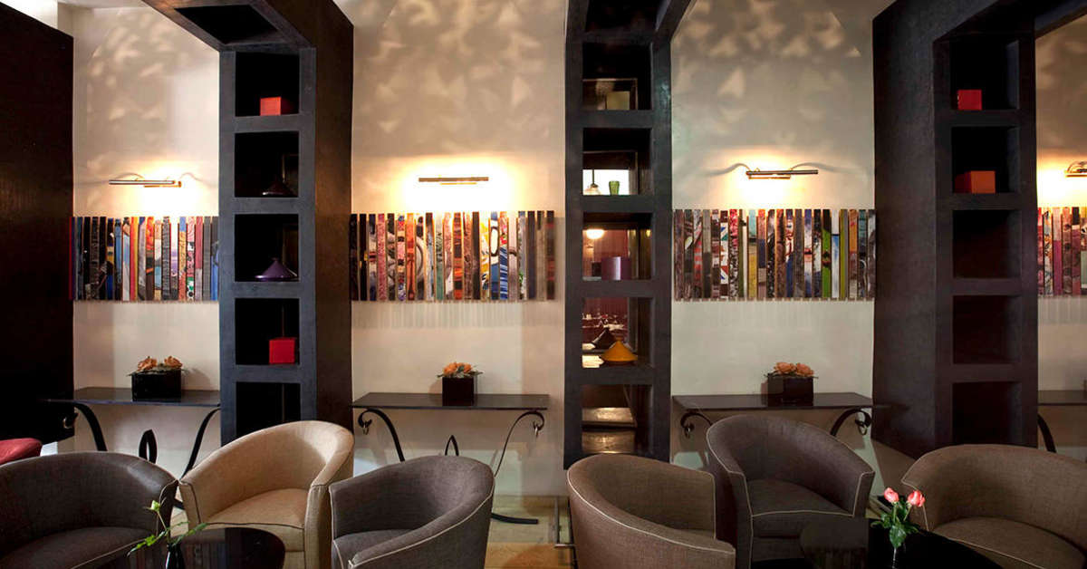Een foto van het interieur van Dellarosa Boutique Hotel & Spa