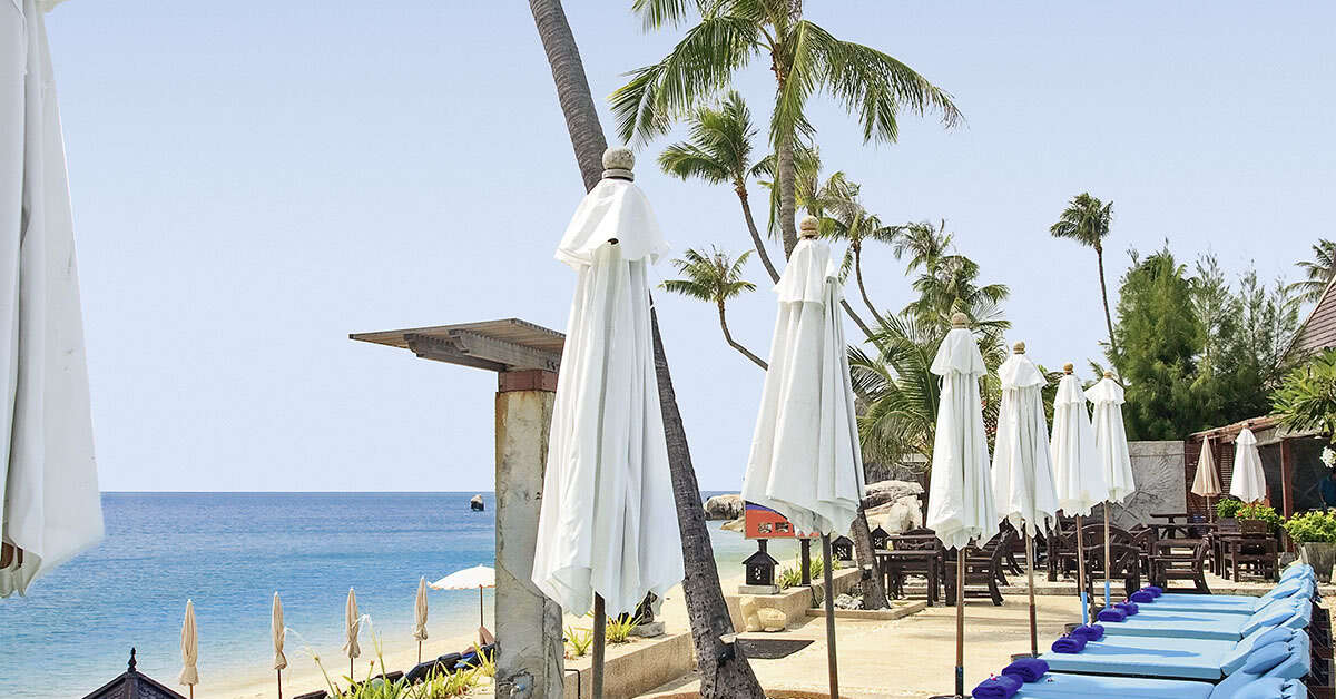 Een foto van het terras bij Rummana Boutique Resort