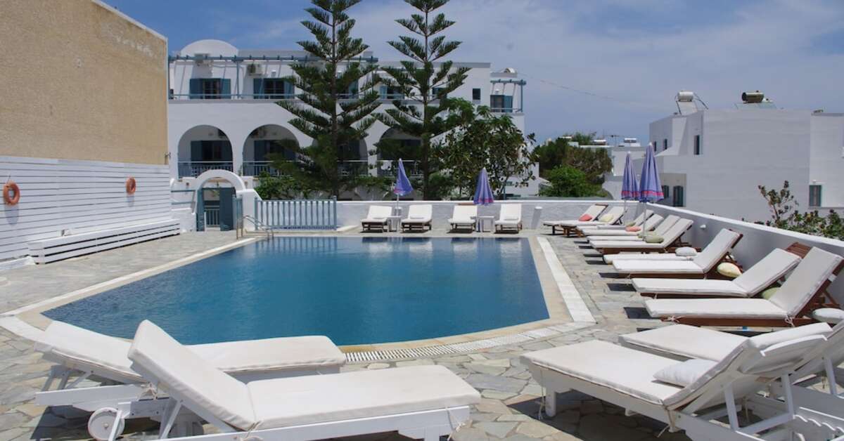 Een foto van het zwembad bij Iris Boutique Hotel