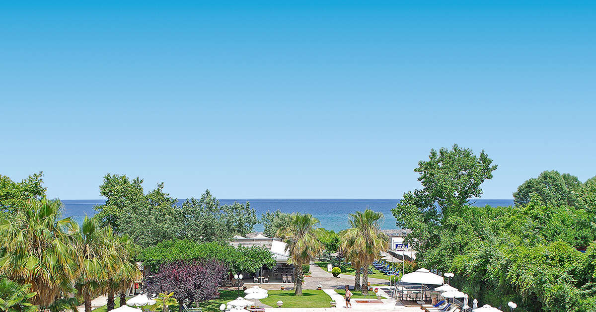 Een foto van het zwembad bij Sun Beach Platamon