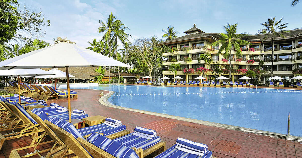 Een foto van het zwembad bij Prama Sanur Beach Bali