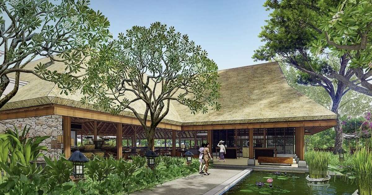 Ein Foto von der Außenansicht des Hyatt Regency Bali