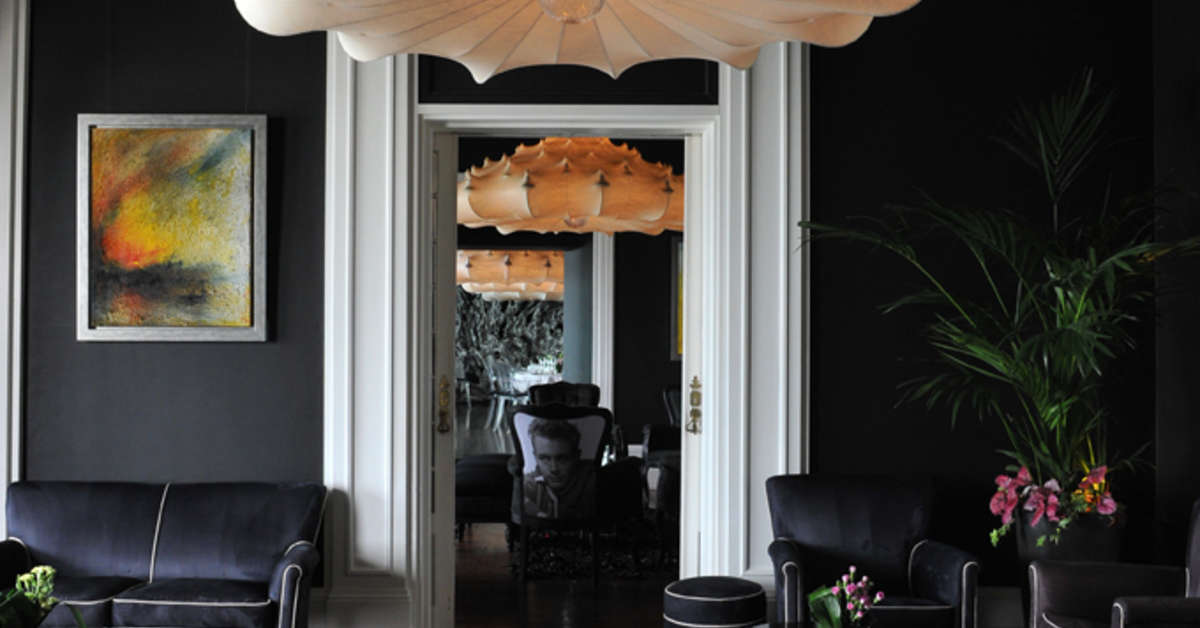 Een foto van het interieur van Farol Design Estalagem Hotel