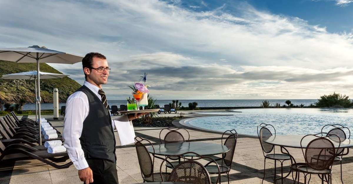 Een foto van de faciliteiten bij Terceira Mar Hotel