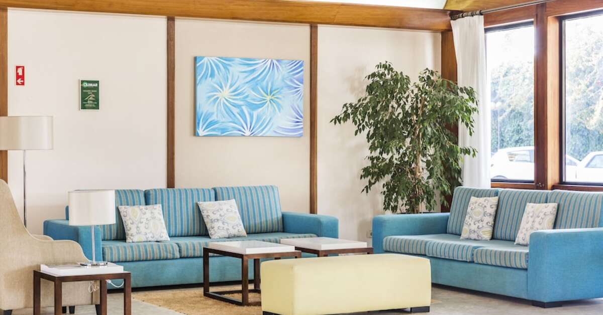 Een foto van het interieur van Appartementen Jardim Do Vau