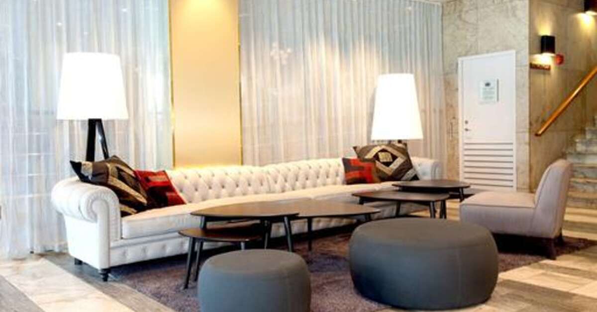 Een foto van het interieur van Scandic Sjofartshotellet