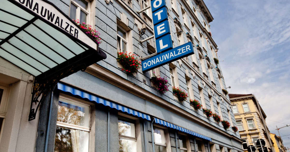 Een foto van de buitenkant van Boutique Hotel Donauwalzer