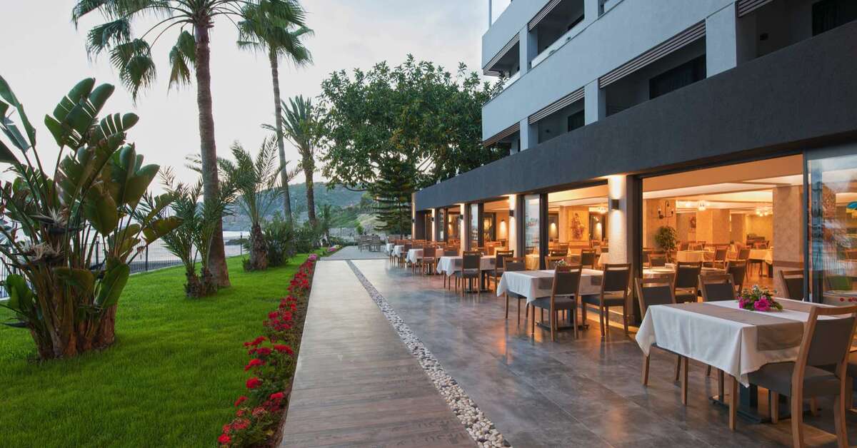 Ein Foto von den Einrichtungen im Floria Beach Hotel
