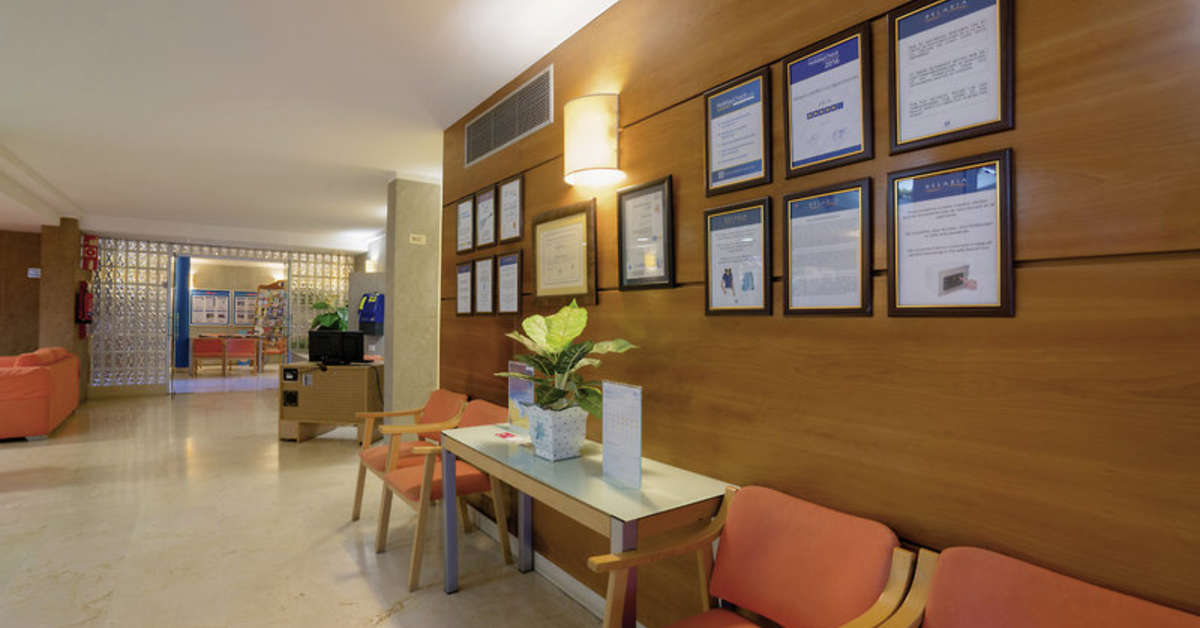 Een foto van het interieur van Blue Sea Jandia Luz