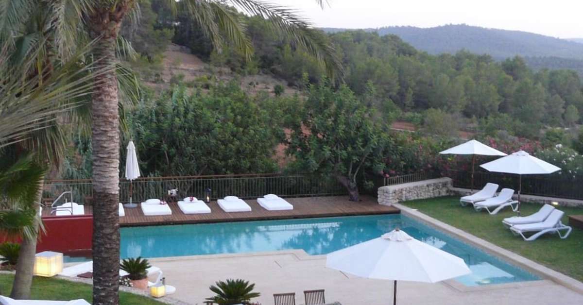 Een foto van het zwembad bij Can Lluc Boutique Country Hotel & Villas