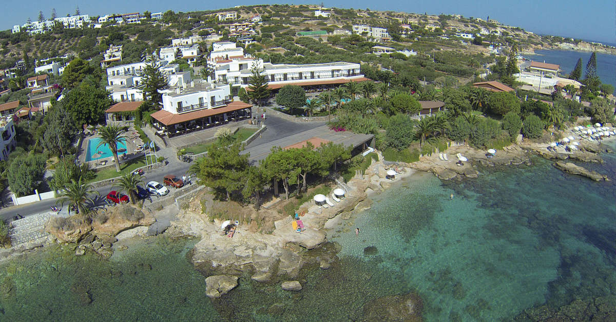 Een foto van de buitenkant van Hersonissos Maris