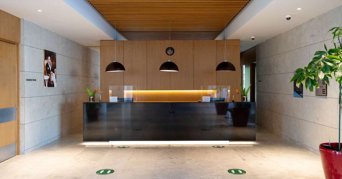 Een foto van het interieur van On Live Deluxe